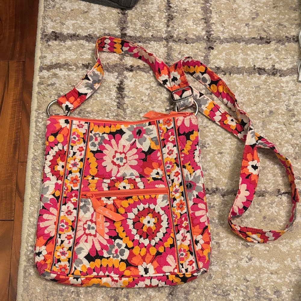 Vera Bradley Vibrant Floral Crossbody Bag